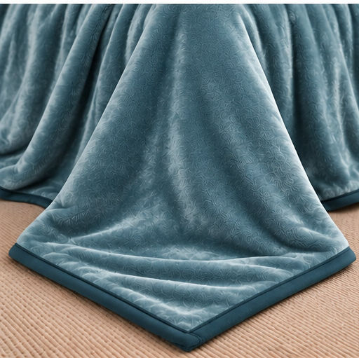 Decotelia Double Blanket 220x240 cm Petrol Blue