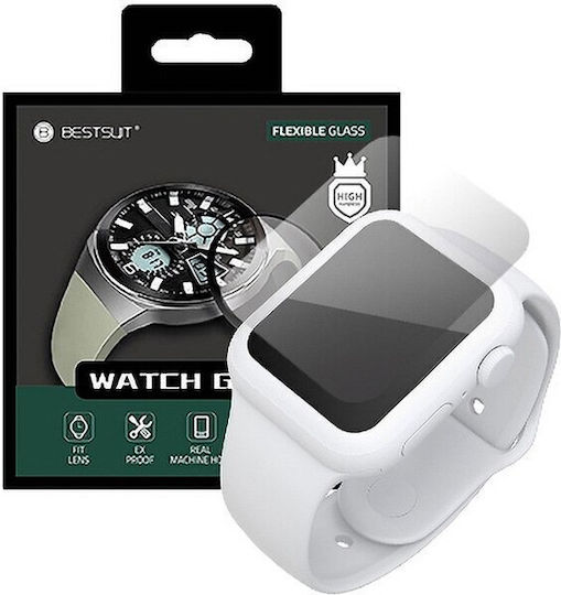Bestsuit Flexible Hybrid Tempered Glass pentru Galaxy Watch 3 45mm - Ceas Galaxy Watch 3 45mm 1buc