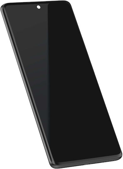Redmi Note 14 Pro 4G Ersatzbildschirm mit Touch-Mechanismus und Linse mit Rahmen 560003000o600 Schwarz Original Service Pack