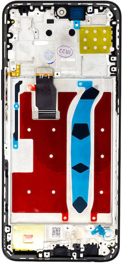 Screen with Touch Mechanism and Frame for HUAWEI HONOR X8 TFY-LX1, TFY-LX2, TFY-LX3 (Black)
