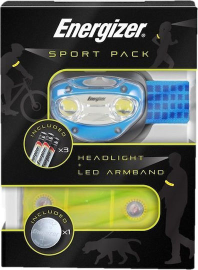 Energizer Φακός Κεφαλής LED με Μέγιστη Φωτεινότητα 100lm Φακός Κεφαλής Sport Pack