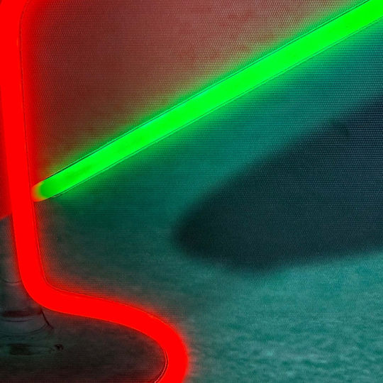 Πίνακας "aperol Green Orange" Neon Led Φωτισμό 50x70 Εκ