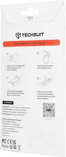 Techsuit Full Glue Privacy Full Face Tempered Glass (Poco F7)