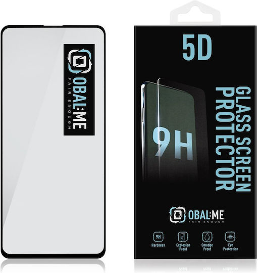 Obal:Me 5D Tempered Glass Black (Samsung Galaxy A52, A52 5G, A52s 5G, A53 5G)