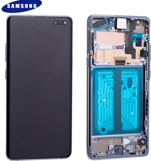 Οθόνη με Μηχανισμό Αφής και Πλαίσιο για Galaxy S10 (Μαύρο)
