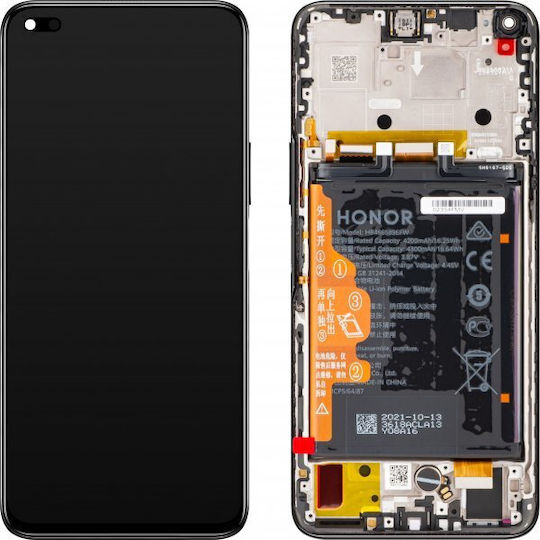 Οθόνη με Μηχανισμό Αφής και Πλαίσιο για  50 Lite (Μαύρο)