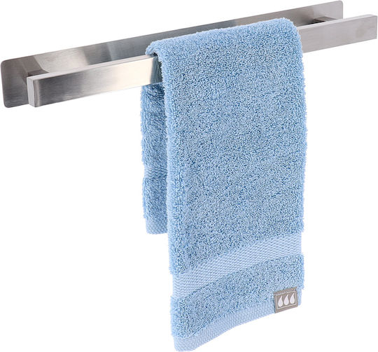 Montat pe Perete cu Autocolant 40x4.5cm Inox Argintiu