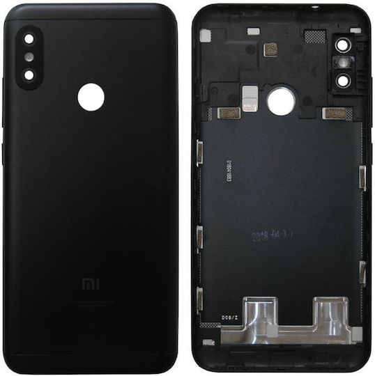 Batterieabdeckung Schwarz für Xiaomi Mi A2 Lite