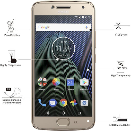 Eiger 2.5D Tempered Glass (Moto G5)