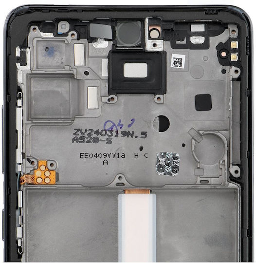 Ersatzbildschirm mit Touch-Mechanismus und Rahmen für  A528B Galaxy A52s 5G Schwarz