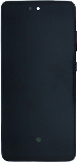 Ersatzbildschirm mit Touch-Mechanismus und Rahmen für  A528B Galaxy A52s 5G Schwarz