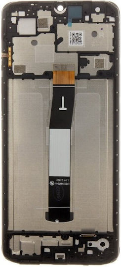Screen with Touch Mechanism and Frame for  Redmi 12C (Black)
