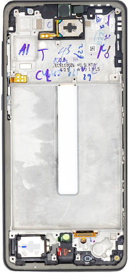 Οθόνη mit Touch-Mechanismus für  Galaxy A33 5G A336 (Schwarz)