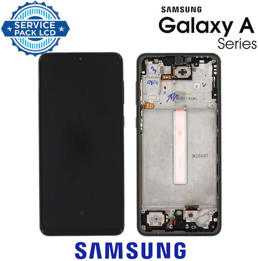 Οθόνη mit Touch-Mechanismus für  Galaxy A33 5G A336 (Schwarz)