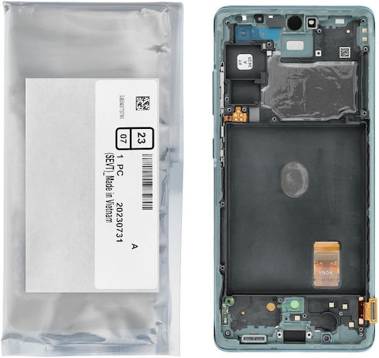 O ecran cu Mecanism Tactil pentru  Galaxy S20 FE 5G G781 (Verde)