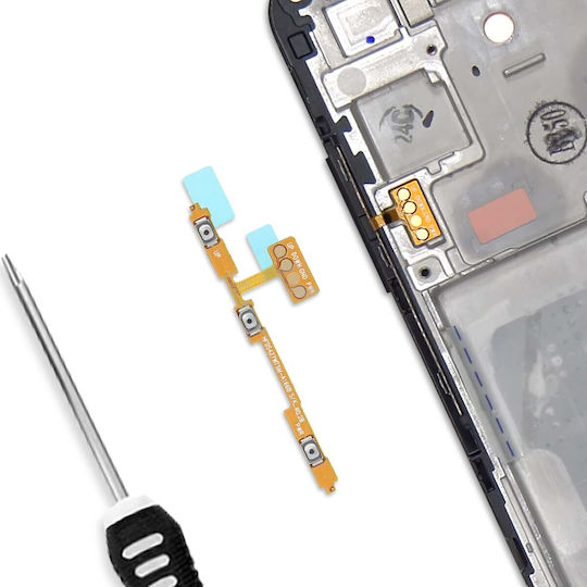 Samsung A16 5G A166 Гъвкав кабел за бутони за сила на звука и захранване Оригинален сервизен пакет Gh59-15840a