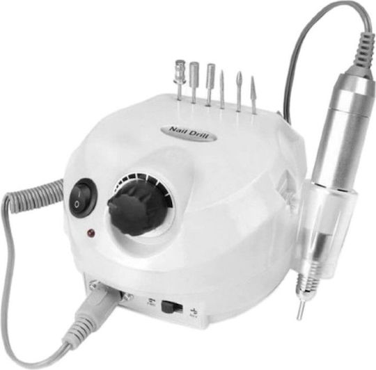 DM-202 Nail Drill Power 30W White with 25000 Rotations per Minute