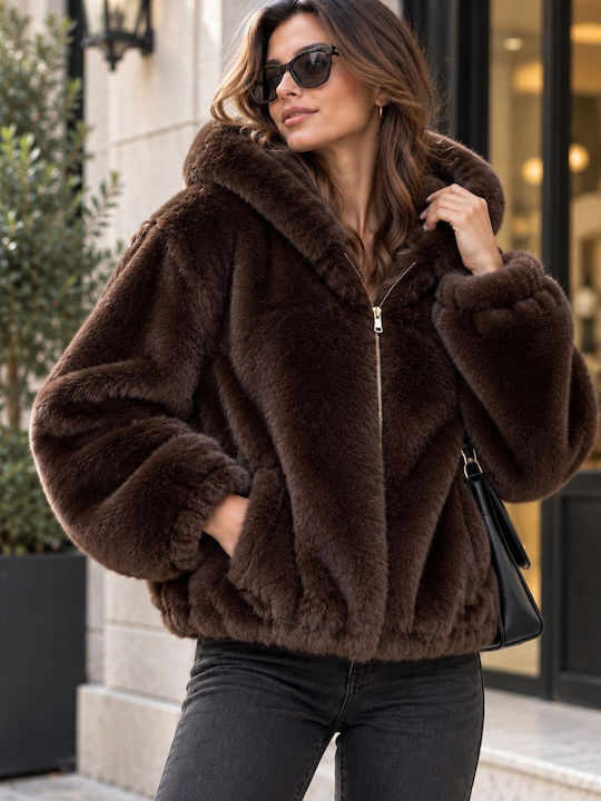 Short Brown Women's Fur