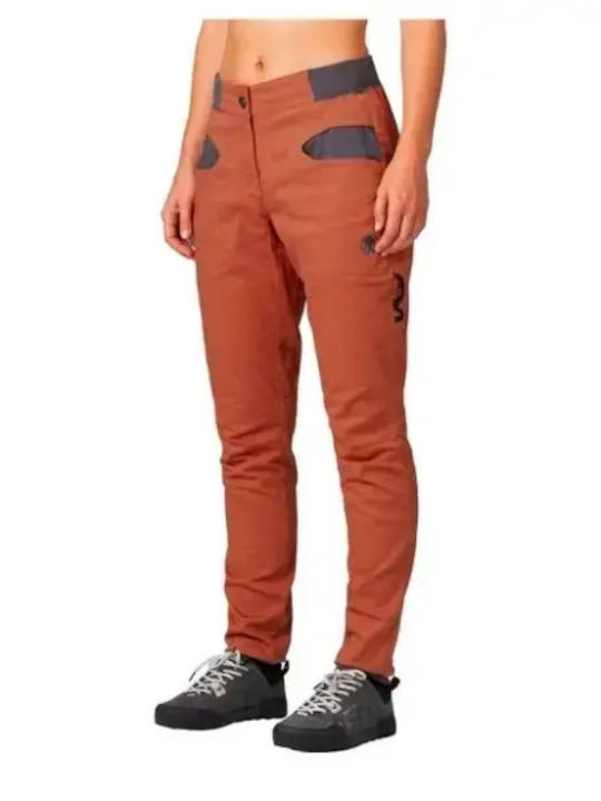 Rafiki Sierra Damen Lange Wanderhose Orange