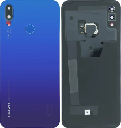 Back Cover Compatible Huawei P Smart Plus 2018 Genuine Oem Purple