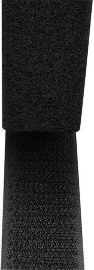 Self Adhesive Cable Strap Set 5m Black