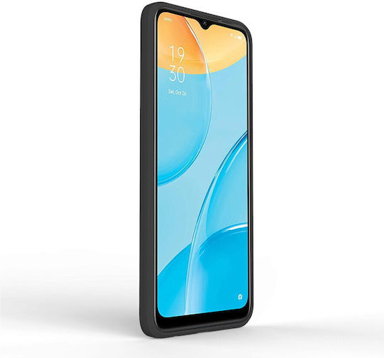 Lemontti Husă Subțire Moale Neagră din Silicon pentru Oppo A15