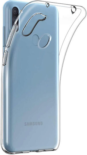 Lemontti Transparent Silicone Case Samsung Galaxy A11