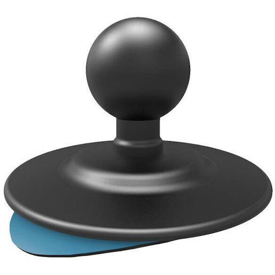 Ram Mounts Ram Flex Adhesive Double Ball Mount Diamond Plate – Short B Size