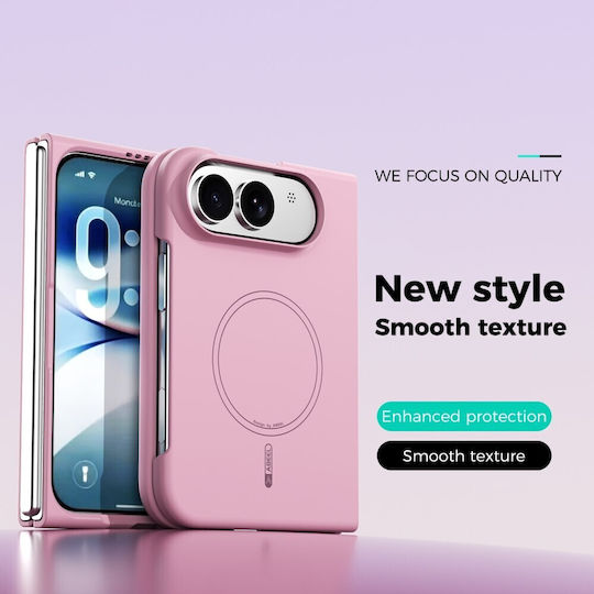Abeel Back Cover Σιλικόνης Ροζ (iPhone Duo)