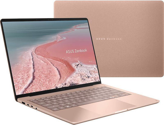 Zenbook 14 UX3480QA-U1165X 14" OLED FHD+ (Snapdragon-X1-26-100/16GB/256GB SSD/W11 Pro) (International English Keyboard)