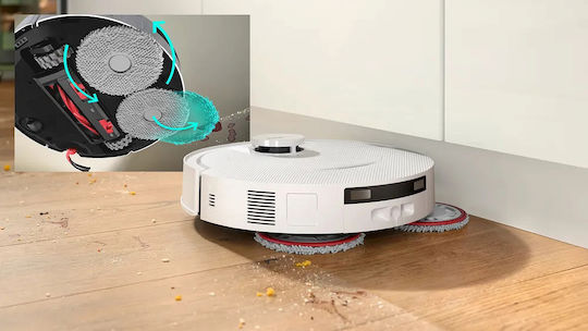 Spotless 2 Robot Vacuum Cleaner with Laser Mapping & 25000Pa Suction Power White