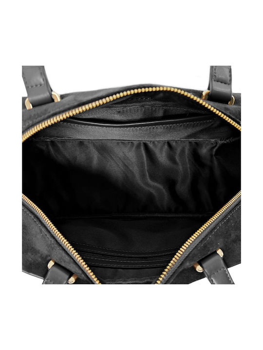Vicky Women's Suede Tote Bag Black