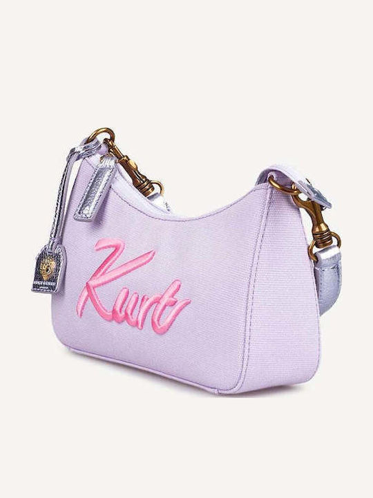 Kurt Geiger Kurt Дамска Лилава Hobo Чанта Kurt Geiger Kurt Дамска Лилава Hobo Чанта