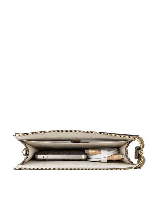 4g Round Damen-Handytasche Braun