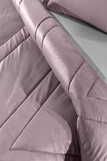 Guy Laroche King Size Quilt 220x240cm Refine Amethyst