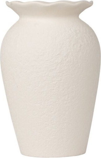 Estia Ceramic Vase White Y22.6cm