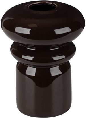 Estia Ceramic Vase Black Y17.5cm