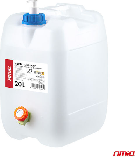 AMiO 05147 Kunststoffkanister mit Wasserhahn 20 l