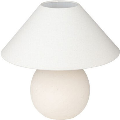 Estia Table Lamp with White Shade and Base