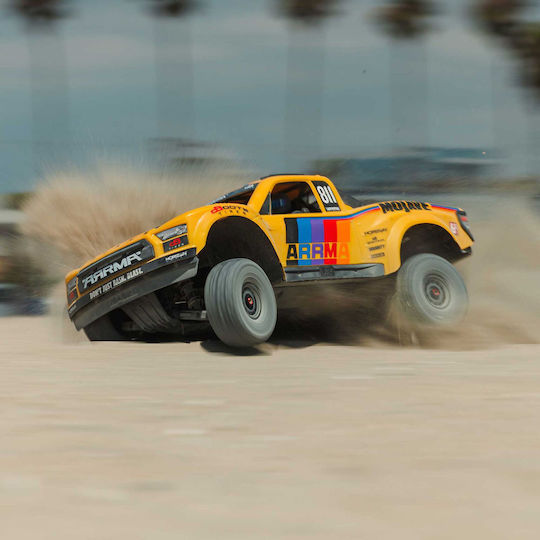 Arrma RTR Τηλεκατευθυνόμενο Φορτηγό 4WD Κίτρινο