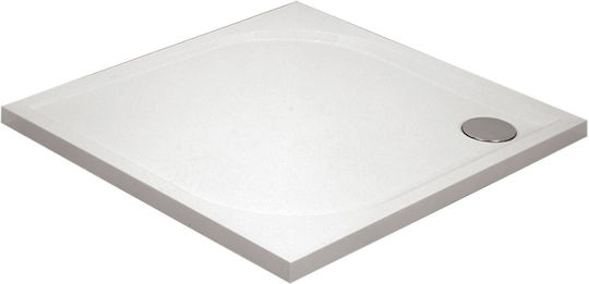 Deante Cubic Square Acrylic Shower Tray 80x80cm