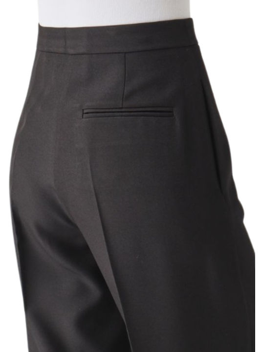 Women's Fabric Trousers Black