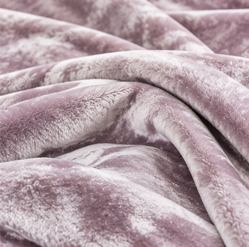 Decotelia Single Blanket 160x240 cm Dusty Lilac Silver