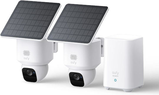 Eufy Σύστημα Παρακολούθησης SoloCam Ασύρματων Καμερών IP 4MP με Control Hub