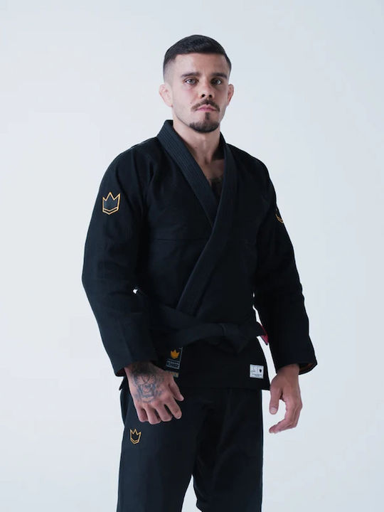 Kingz Men's Brazilian Jiu Jitsu Jacket Black
