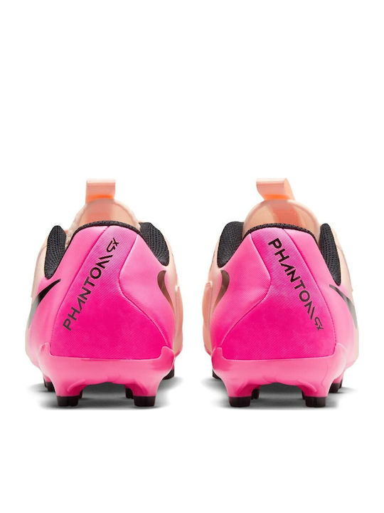 Jr Phantom Gx Ii Academy Fg FG Kinder Fußballschuhe mit Nocken Crimson Tint / Black / Pink Blast