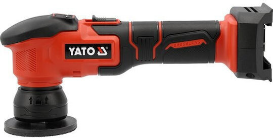 Yato YT-82927 Ексцентрикова Полираща Машина Brushless 18 V Solo със Скорост 5800 rpm и Регулиране на Оборотите