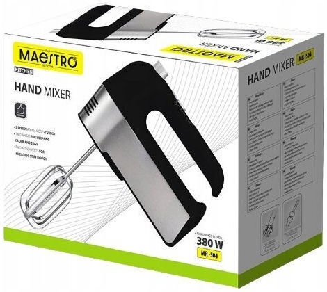 Maestro Ръчен Миксер 500 W Черен