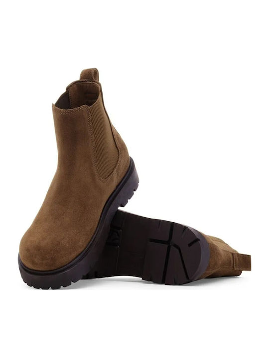 Highwood Suede Ανδρικά Μποτάκια Καφέ