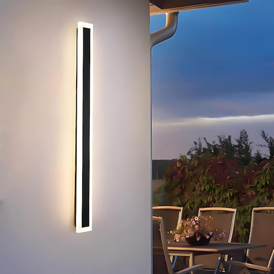 Rovo 2835 Линеен стенен LED осветител IP65 36W с топла бяла светлина 120x8x5 см